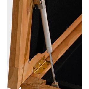 Produktbild für Gartenbox CLP Odessa, aus Teakholz