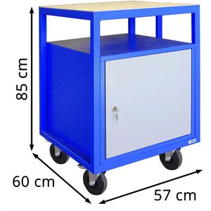 Produktbild für Werkbank Güde P 600 T, 40978, blau, mit Rollen