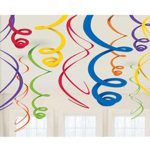 Girlande Amscan 67056-90-55, Deko-Spiralen, 55,8cm