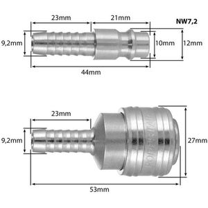 Produktbild für Druckluftschlauch Poppstar Premium 1010149, PVC