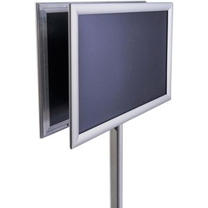 Produktbild für Infoständer Böttcher-AG Classic aus Aluminium, silber, A3