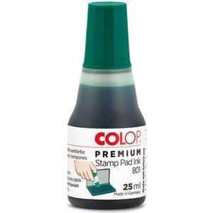 Stempelfarbe Colop 801 Premium, wasserbasiert, grün