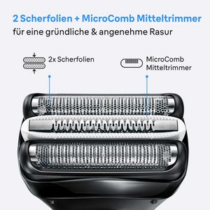 Produktbild für Elektrorasierer Braun Series 3+ Close&amp;Comfortable Shave, 3000s