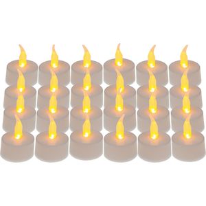 Produktbild für LED-Teelichter Idena 50023, weiß