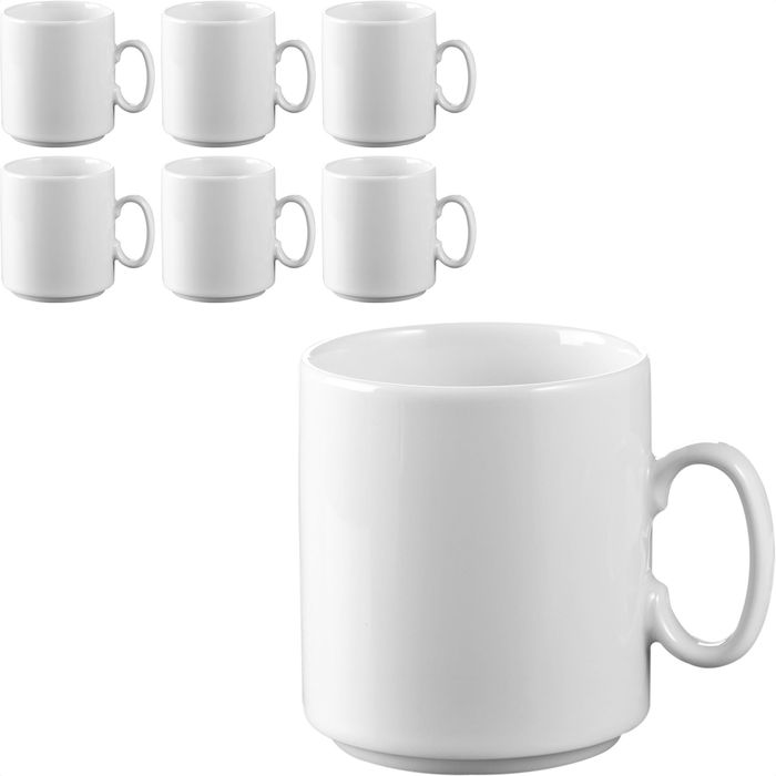 Esmeyer Kaffeebecher Diane, 280ml, Porzellan, 6 Stück – Böttcher AG