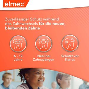 Produktbild für Mundspülung Elmex Kariesschutz Junior 6-12 Jahre