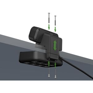 Produktbild für Tischsteckdose Brennenstuhl Estilo Duplex 2m Kabel