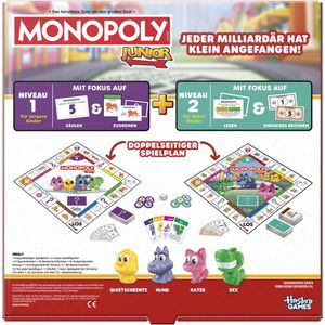 Produktbild für Brettspiel Hasbro G1856, Monopoly Junior 2 in 1