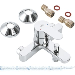 Produktbild für Badewannenarmatur GROHE BauEdge 23334000, aus Messing