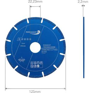 Produktbild für Trennscheibe Prodiamant Multicut TITANIT