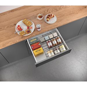 Produktbild für Gewürzregal Metaltex X-Pand 361375000, lava, mit 3 Fächern