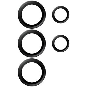 Produktbild für Kamera-Schutz PanzerGlass Hoops PG73474, schwarz, 5 Stück