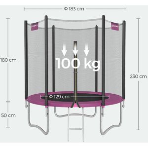 Produktbild für Trampolin Songmics outdoor