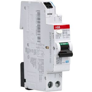 FI-LS-Schalter ABB DSX301C, 230 V / 400 V, 6 kA, 1-polig + N