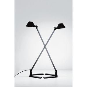 Produktbild für Schreibtischlampe Waldmann Lucio, schwarz, LED, dimmbar