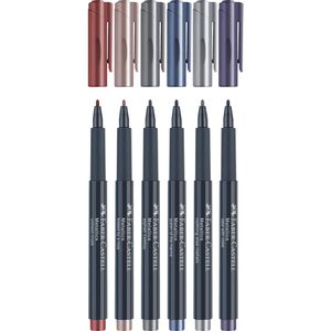 Produktbild für Metallic-Stifte Faber-Castell farbig sortiert