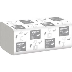 Produktbild für Papierhandtücher Katrin Plus ZZ 2, 35311, 2-lagig