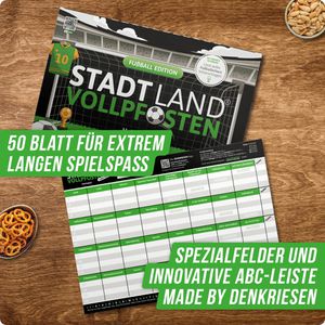 Produktbild für Spielblock Denkriesen Stadt Land Vollpfosten