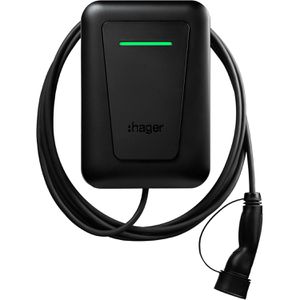 Produktbild für Wallbox Hager witty one XVR111C, anthrazit