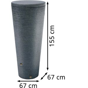 Produktbild für Regentonne Prosperplast Arves Tubo, 320 Liter
