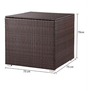 Produktbild für Gartenbox CASARIA 108954, aus Polyrattan