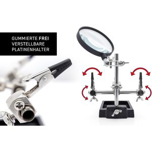 Produktbild für Löthilfe GALLUNOPTIMAL GOHHL1, mit Lupe