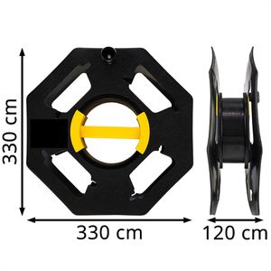 Produktbild für Kabeltrommel McPower leer