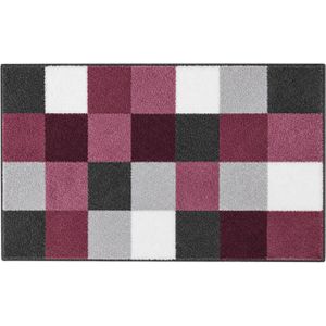 Badematte Kleine-Wolke Badteppich Caro Flanell Old Rose