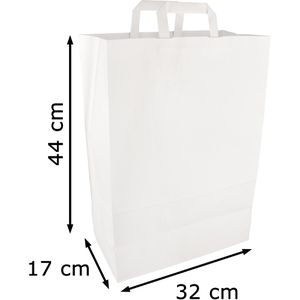 Produktbild für Papiertüten Papstar 86452 weiß
