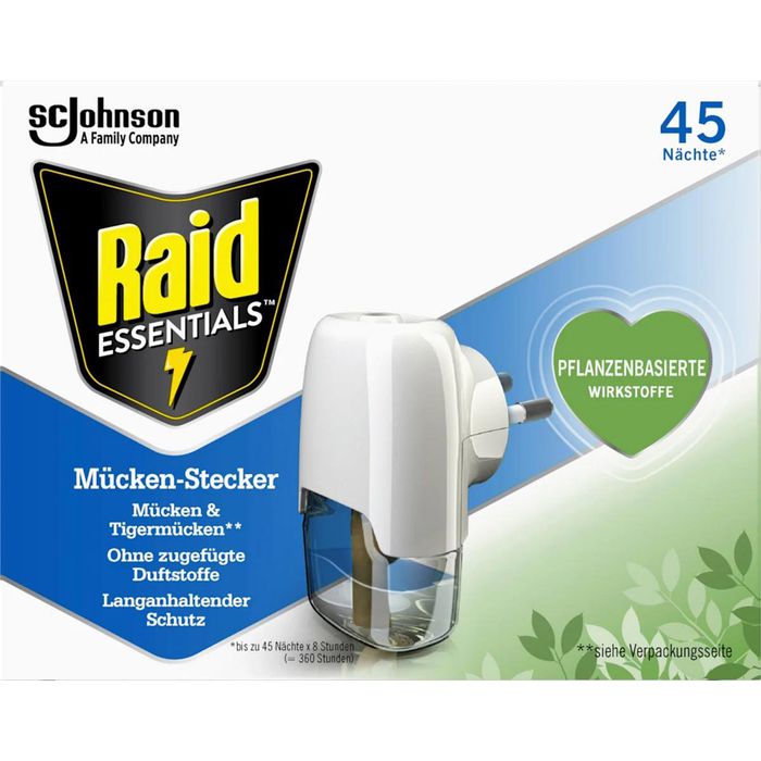 4x Raid Flüssigkocher Nachfüller – 30 Nächte Klassischer Schutz – Insektenspray