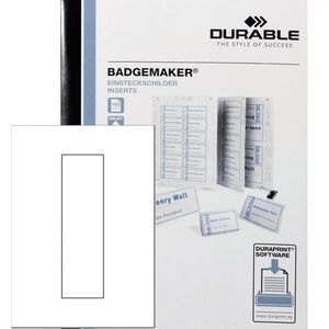 Produktbild für Einsteckschilder Durable 146002 BADGEMAKER