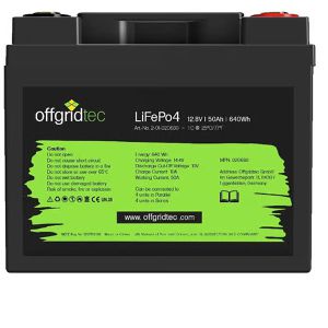 Solarbatterie Offgridtec 12,8/50, LiFePO4