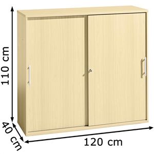 Produktbild für Schiebetürenschrank Hammerbacher N-Serie, abschließbar
