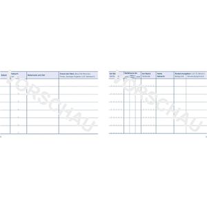 Produktbild für Fahrtenbuch Zweckform 222-3P, A6 quer