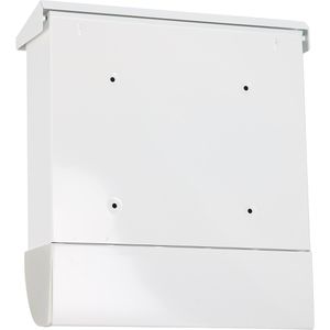 Produktbild für Briefkasten Burg-Wächter Vario Set, 86720, weiß, aus Stahl