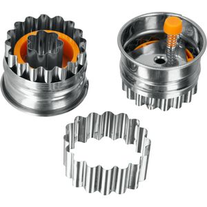 Ausstechformen Metaltex Linzer-Ausstecher, Set, Rosette
