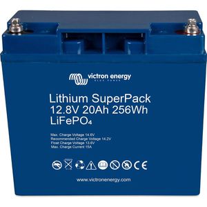 Victron Solarbatterie 12,8/20 SuperPack, LiFePO4, 12V, mit