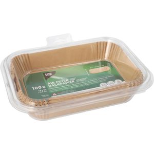 Backpapier Papstar für Heißluftfritteusen, 22 x 14 cm