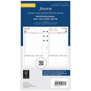 Produktbild für Kalendereinlagen Filofax 26-68474, Professional, Jahr 2026