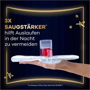 Produktbild für Damenbinden always Ultimate Night Max, Größe 6