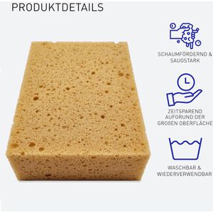 Produktbild für Autoschwamm Wolk Reinigungsschwamm 1000159 , aus Schaumstoff