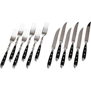Steakbesteck Gräwe Nürnberg, geschmiedet, Edelstahl 18/0