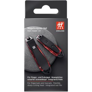 Produktbild für Nagelknipser Zwilling Classic rot, Edelstahl