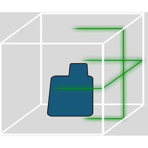 Produktbild für Kreuzlinienlaser Laserliner 036.730E, SmartCross-Laser GX