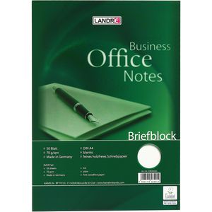 Produktbild für Briefblock Herlitz 100050262 Office, A4