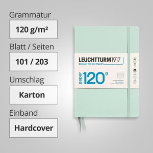 Produktbild für Notizbuch Leuchtturm1917 Edition 120G, Karton Hardcover