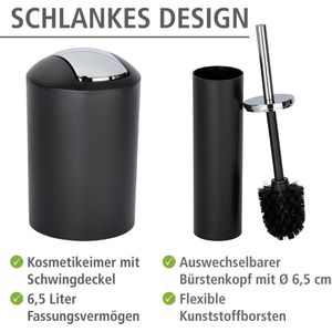 Produktbild für Badaccessoires-Set Wenko Calvo 24078800, 4-teilig
