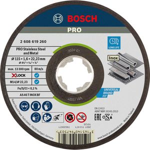 Trennscheibe Bosch PRO Stainless Steel, X-Lock