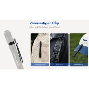 Produktbild für Taschenlampe Wuben PL01, LED, aufladbar