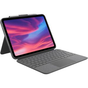 Tablet-Hülle Logitech Combo Touch, 920-011435, grau